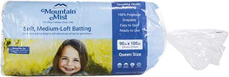 Mountain Mist Polyester Quilt Batting, Queen 90-Inch by 108-Inch