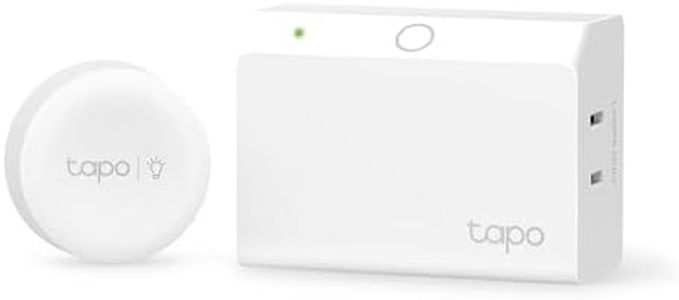 TP-Link Tapo Smart Dimmer Plug KIT, Matter Compatible, Wireless Dimmer Button, Dual Outlets, Max Power 300W, Works w/Apple Home, Alexa & Google Home, ETL Certified, 2.4G Wi-Fi, White (Tapo P135 KIT)