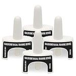 NaloxKit Nasal Training Device, Sold in Packs of 4, for use in First aid Instruction of opioid Overdose. Train with an Actual Replica of naloxone Nasal Spray, Contains NO Medicine