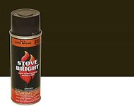 Stove Bright High Temp Spray Paint, Metallic, Up To 1200 Degrees, 12 Ounce (Pack of 1), 6310 - Bark Brown