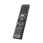 New Replacement Remote Control with Netflix Buttons Fit for SONY Bravia Smart TV - No Setup Required Universal Remote Control RMT-TX100D RMT-TX200E RMT-TX101J RMT-TX102U RMT-TX102D