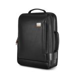 Urban Jungle by Safari, Roam Briefpack for Daily commute, Travel & Workpack | Premium Fabric | Water Resistant laptop Bag | With USB charging Socket | Flat Open Design with Trolley Sleeve (Black)