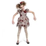 Spooktacular Creations Kids Voodoo Costume Voodoo Doll Dress Costume Girls Halloween Dress up Role-Play and Costume parties-S