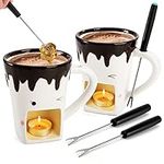 Dicunoy Set of 2 Fondue Mugs with F
