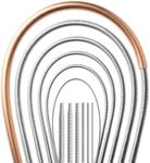 6-in-1 Copper Tube Bender, 43-Inch Long Spring, 1/4", 5/16", 3/8", 1/2", 5/8" and 3/4" Copper Pipe Bender, Bend Copper Pipe to Any Angle Manual Kink-Free Bending Tool for Plumbing, HVAC & DIY