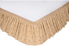 VHC Brands Maisie Bed Skirt, Creme, Queen