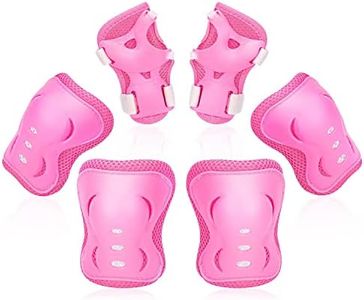 Youth / Kids Knee Pads Elbow Pad Wrist Guards Protective Set for 3 - 15 Years Child Ice Skating Roller Skates Scooter Inline Skating BMX Bike Cycling Skateboard Riding And Outdoor Extreme Multi-Sports