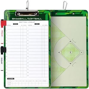 GoSports Baseball / Softball Dry Erase Coaches Board with 2 Dry Erase Pens