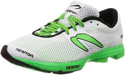 Newton Running Men Lime Running Shoes, White Distance Elite M008118, 5 UK
