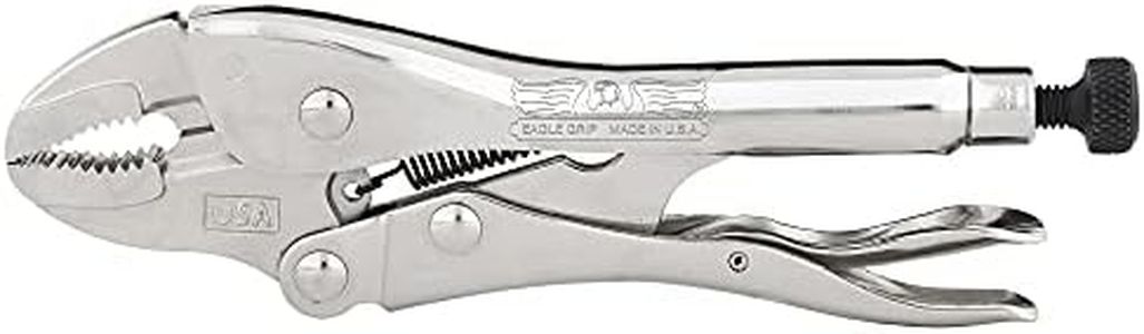 Malco Eagle Grip LP7WC 7 in. Curved Jaw Locking Pliers with Wire Cutter