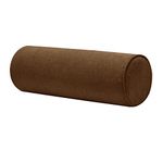 Velvetcossy Cylinder Round Memory Foam Support Pillows 17.8X6 Cervical Neck Roll Pillow with Pillowcase Soft, Comfortable and Breathable for Sleeping, Chair, Car, Sofa，Travel Coffee