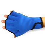 BYFRI Swim Gloves for Quick Fast Paddle Surfing Swimming Aerobics Jogger, Sports Training Fingerless Webbed Gloves