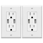 TOPGREENER 3.6A USB Wall Outlet Cha