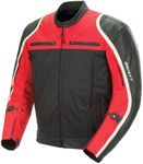 Joe Rocket Comet Men's Textile Motorcycle Jacket (Red/Black, Large)