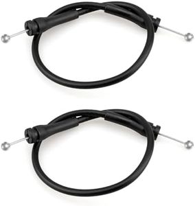 Quaneguzy Tailgate Release Cables Fit for Ford Expedition 1997 1998 1999 2000 2001 2002 Rear Door Latch Cable Replace F2UZ-15264A65-B F2UZ15264A65B with Steel Wire Material Inside 2Pcs