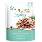 Applaws Natural Wet Cat Food, Tender Tuna in Jelly 70 g pouch (Pack of 16)