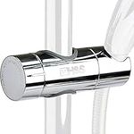 HS Shower Head Holder Bar Pole Bracket Adjustable Chrome Plated Fits Dia. 18mm 19mm 20mm 21mm 22mm 23mm 24mm 25mm Pole, 0799475474231