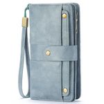 FALAN MULE Women Genuine Leather Wallet Large Capacity Bifold RFID Blocking Card Holder with Zipper Coin Pocket