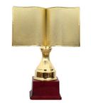 Be Win Winner Golden Fiber Open Book Trophy for Sports, Event & Functions