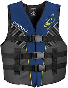 O'Neill Youth Superlite USCG Life Vest,Pacific/Smoke/Black:Yellow,1sz