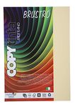 BRUSTRO Copytinta Coloured Craft Paper A4 Size 80 GSM Ivory Shade (AVORIO), 30 Sheets Pack. Double Side Coloured for Office Printing, Art, Origami, Craft.