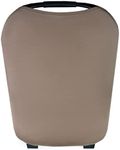 Baby Car Seat Cover Canopy and Nursing Cover Multi-Use Stretchy 5 in 1 Gift"Gobi" by Copper Pearl