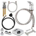 LukLoy Salon Shampoo Bowl Faucet Vacuum Breaker Kit Shampoo Bowl Hose and Sprayer Replacement Part