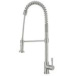 Waterhaus Lead Free Solid Stainless Steel Pull Down Kitchen Tap Faucet