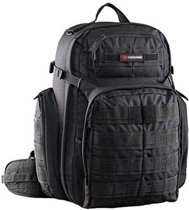 Caribee OP'S Backpack, 50 Liter Capacity, Black