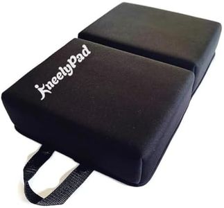 KneelyPad by Kneely | Kneeling Pad for Gardening, Exercise, Cleaning, & Mechanic Work | Extra Thick Memory Foam Knee Cushion for Gardening with Washable Cover | Foldable Gardening Knee Pad with Handle