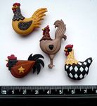 Hen House - Novelty Craft Buttons & Embellishments by Dress It Up