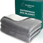 Waterproof Dog Blanket Washable (XXL) - Easy Clean, Premium, Soft & Reversible Waterproof Throw, Puppy Blanket, Pet Blanket - Waterproof Blanket For Bed, Sofa & Car