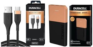 Duracell Powerbank 20000mh with Series 1 - A to C Cable