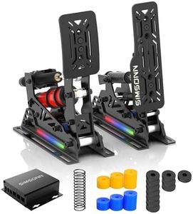 SIMSONN PRO X Ultra Sim Racing Pedals PC Racing Simulator Load Cell HE Hydraulic Pedals Support Haptic Reactor (PRO X Ultra P2-H2)