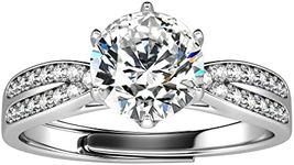 ATESSON 925 White Gold Plated Silve