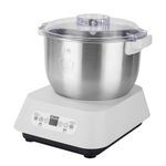 7L Stainless Steel Dough Flour Mixer, Electric Dough Maker with Ferment Function, Large Capacity Automatic kneading Machine, Thermostatic Fermentation, Intelligent Timer, Stand Mixer for Home Baking