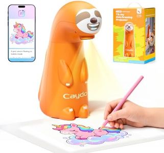 Caydo T3 Joy Drawing Projector for Kids, SGS Certified Eye Protection, Screen-Free Art & Craft Activity with 120 Built-in Step-by-Step Tracing Patterns, Gift for Boys Girls Ages 4-10