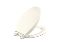 Kohler 4636-RL-96 Cachet READYLATCH Quiet Close Elongated Toilet SEAT, Biscuit