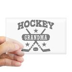 CafePress Hockey Grandma Rectangle Bumper Sticker Car Decal