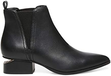 Steven New York RADICAL bootie, Black Leather, 9 M US