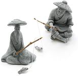 DUZFOREI 2PCS Sitting Fishing Figur