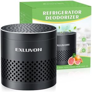 Exluvon Fridge Deodorizer Odor Eliminator, Refrigerator Deodorizer Kitchen Gadgets,Black