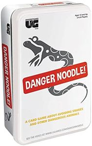 University Games Danger Noodle Tin Card Game, Red, 01436TIN