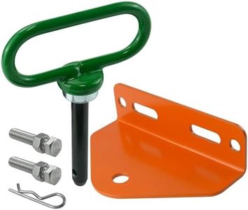 Universal Towing Hitch Kit 3/4" Zero Turn Mower Hitch and 1/2" Magnetic Lawn Mower Trailer Hitch Pin (Combo Pack Green Orange)