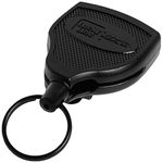 Super 48 Key-Bak Retractable Key Reel, 1 per Card, Black