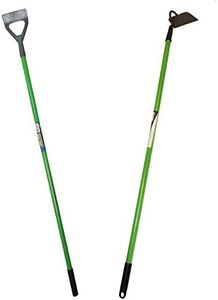 AB Tools Tirant de jardin + houe hollandaise pour désherber le sol, creuser et cultiver les mauvaises herbes