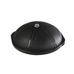 B Fit Balance Trainer Stability Half Ball with Pump - Improve Core and Ab Strength With Full Body Home Gym Workouts Or Fitness Training (Black 63 CM.)