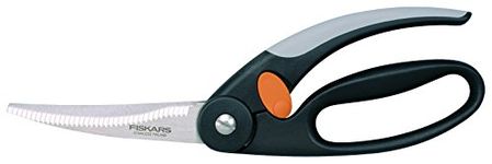 Fiskars Poultry Shears, Total Length: 25 cm, Steel/Synthetic Material, Functional Form, 1003033