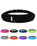 Waterfly Running Belt Bum Bag: Runner Marathon Jogging Waist Pack Sport Workout Exercise Fitness Phone Holder Bag for Men Women Jogger Slim Waistband