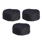 LERTREE Breathable Mesh Top Skull Cap Catering Chefs Hat with Adjustable Strap Black